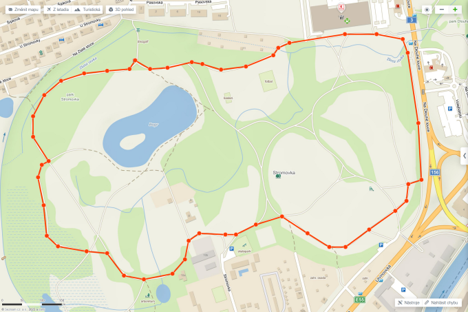 Délka 3 km